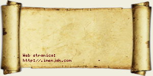 Jelena Raković vizit kartica